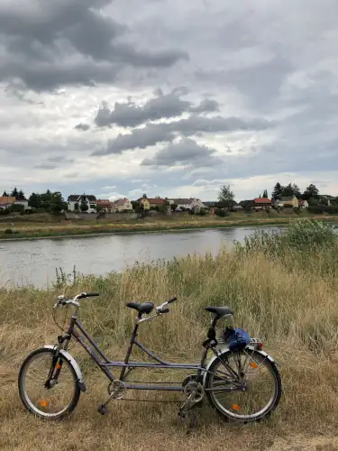 two seated bike